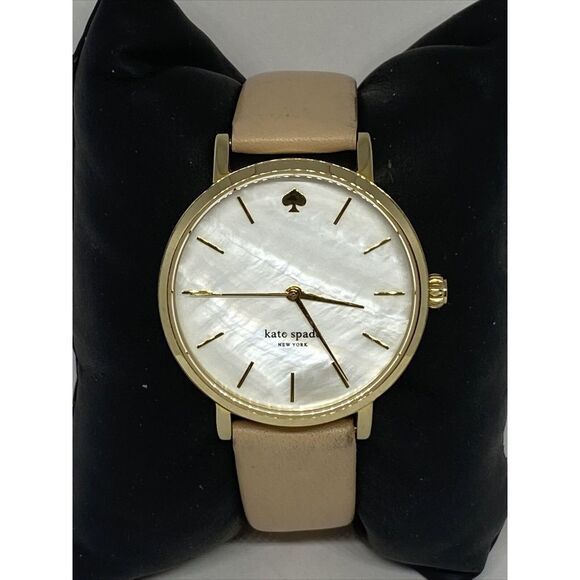 Kate Spade New York Metro 0073 Women\'s Beige Leather Analog Dial Watch MP646 main image 9